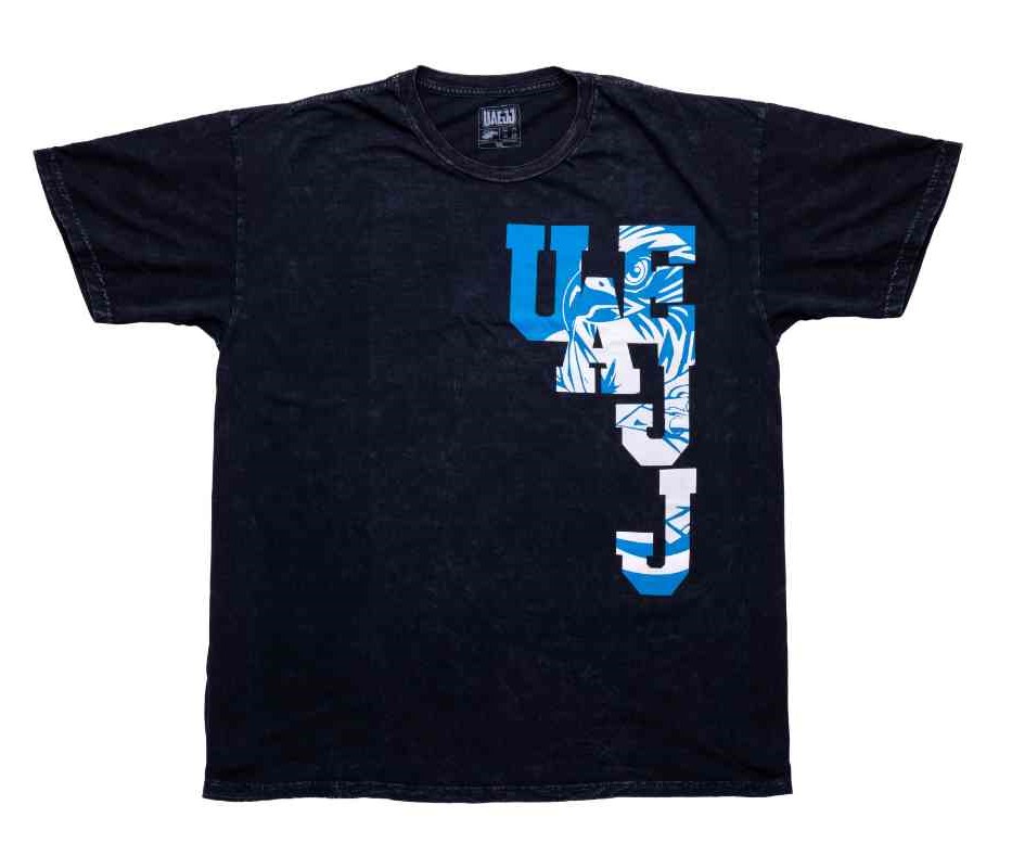 UAE Jiu-Jitsu Logo   Print T-Shirt  (BLUE)               364