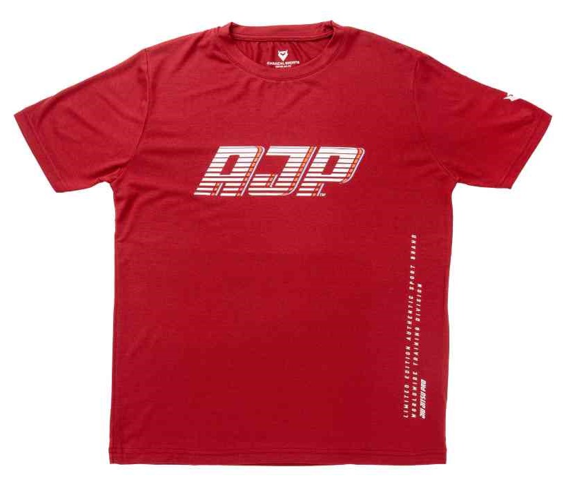 UAE Jiu-Jitsu  AJP Logo Print T-Shirt  (RED)    367