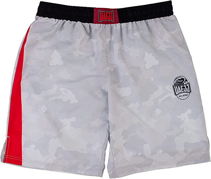 UAEJJ Jiu Jitsu Shorts for Kids (WHITE)