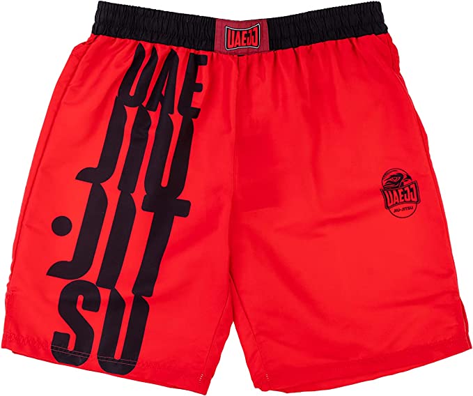 UAEJJ Jiu Jitsu Shorts for Kids RED
