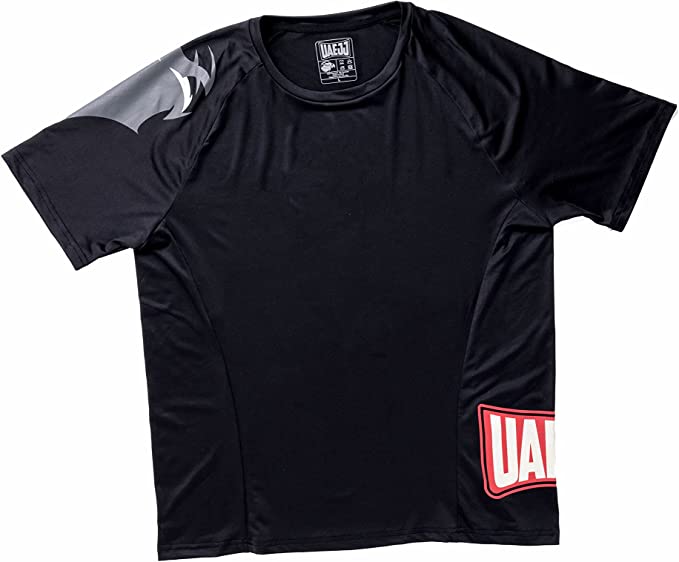 UAEJJ Soccer T-Shirt | UAE Jiu-Jitsu Unisex T-shirt | Gym wear | Sportswear (Black) 222