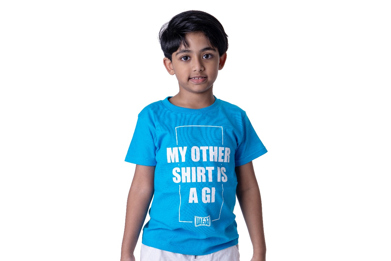 UAEJJ Jiu-Jitsu TS OSS T-Shirt ( a gi blue)