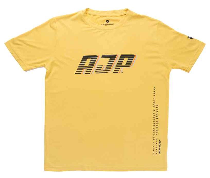 UAE Jiu-Jitsu  AJP Logo Print T-Shirt  (YELLOW)             366