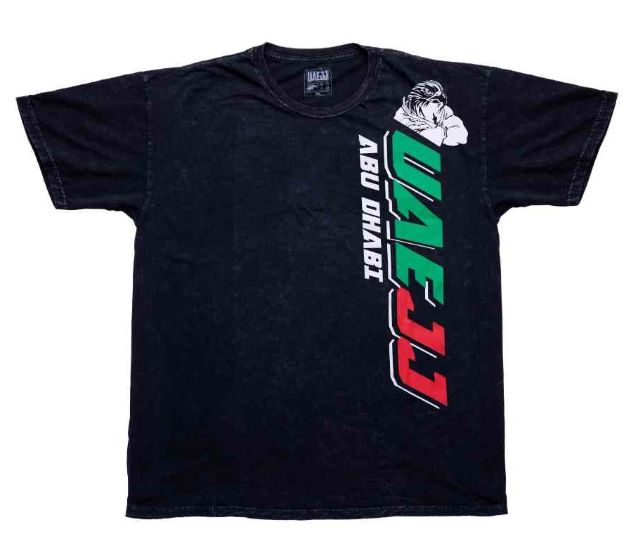 UAE Jiu-Jitsu Logo   Print T-Shirt  (BLACK)                    361