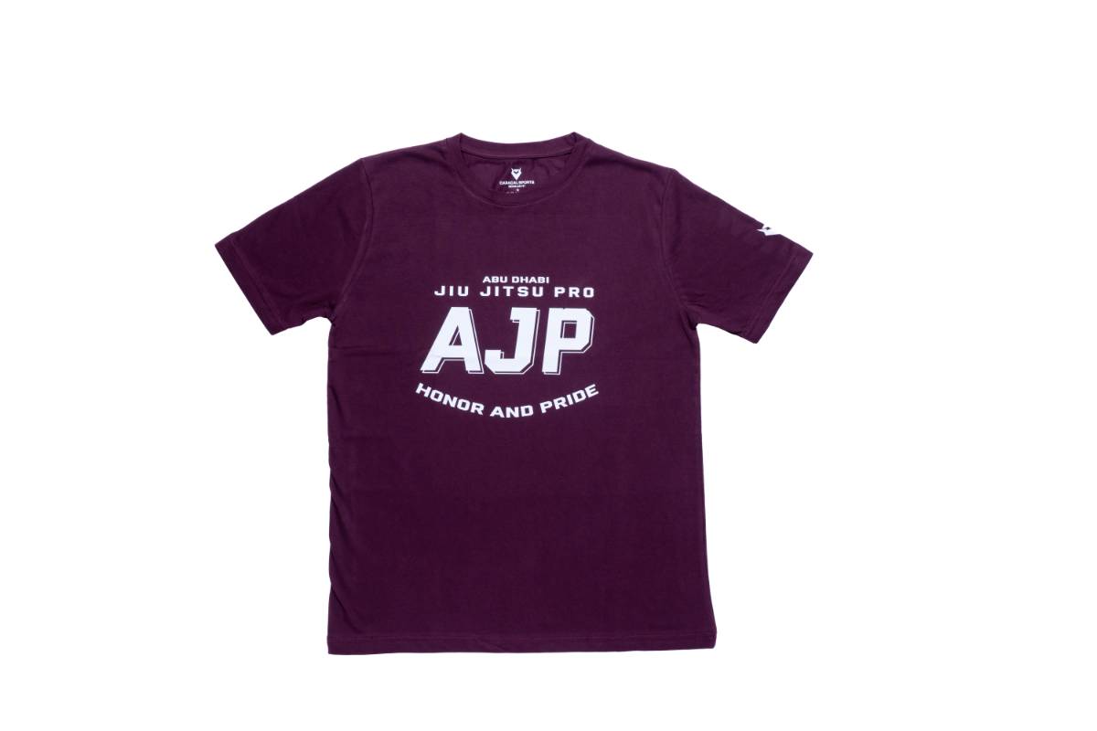 UAE Jiu-Jitsu  AJP Logo Print T-Shirt for Men (RED)