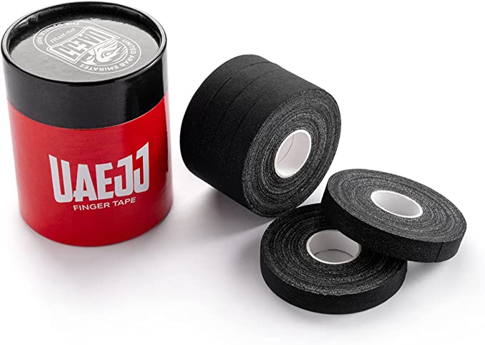 UAEJJ Finger Tape (12 MM ) Sports Premium Multi Grip Tape for Jiu Jitsu, MMA - (12mm 1x6) 