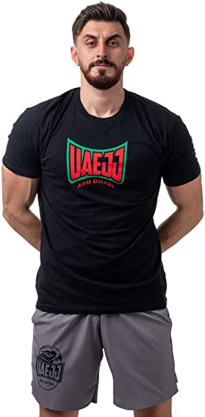 UAEJJ Jiu Jitsu Half Sleeves Round Neck T-Shirt for Men.       190