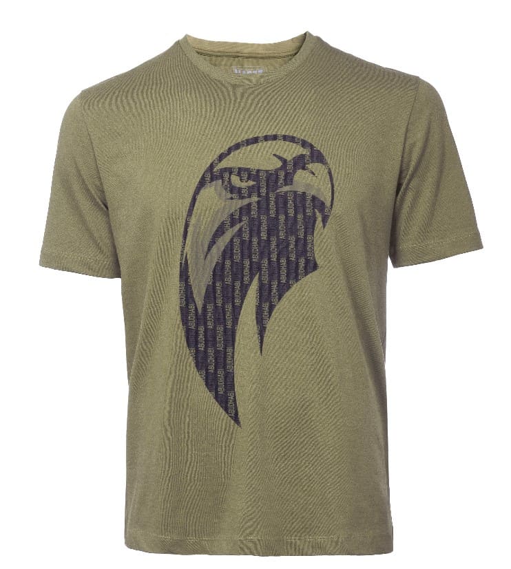 UAEJJ DIGITAL  FALCON T-Shirt for Men (GREEN)                                          350