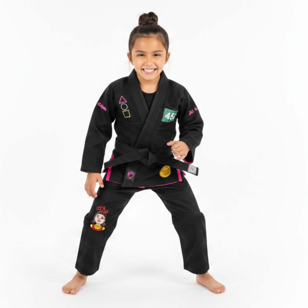 UAEJJ Kids kimono – "Game On" Edition – Black