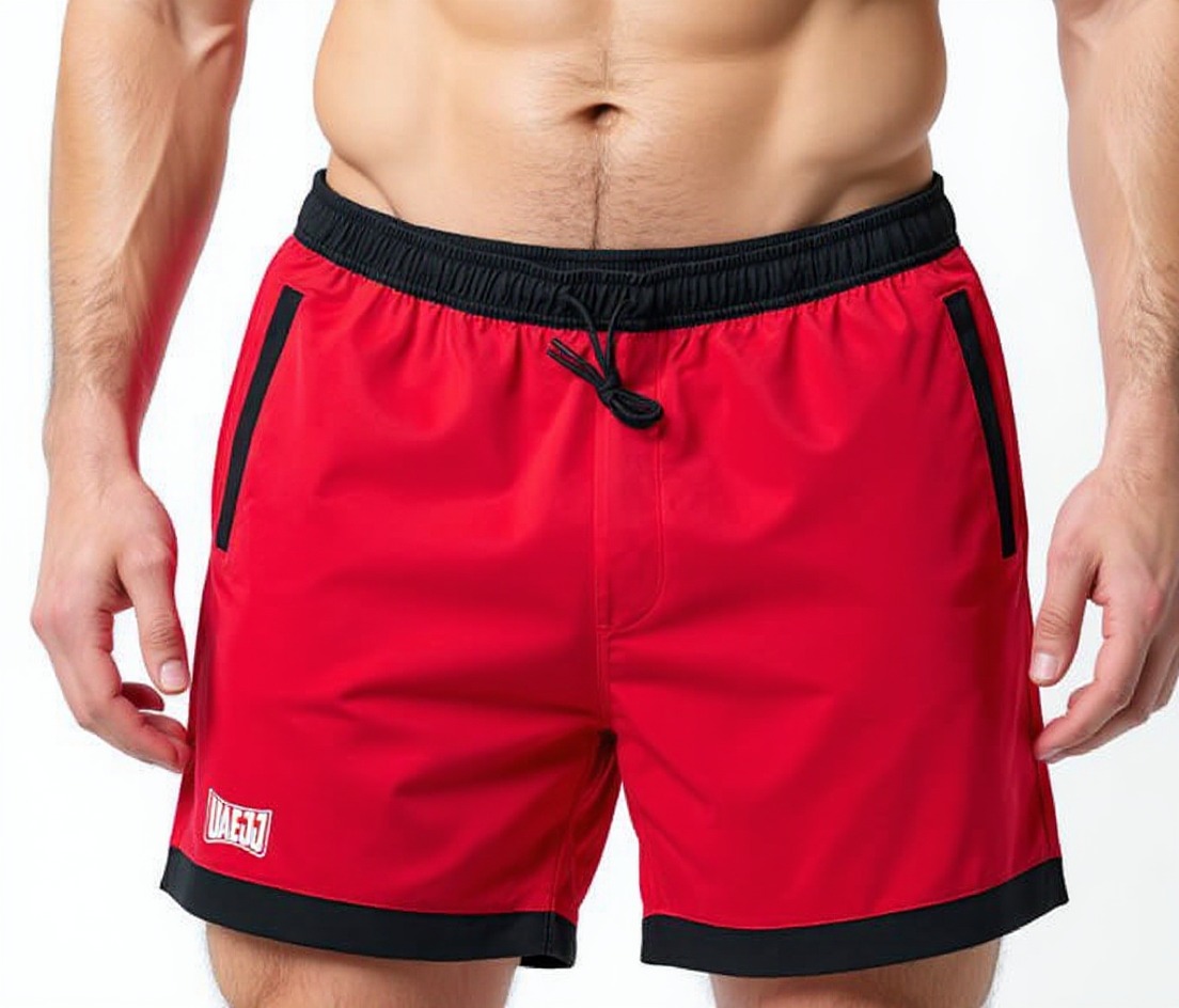UAEJJ Jiu Jitsu Basic Shorts (RED)