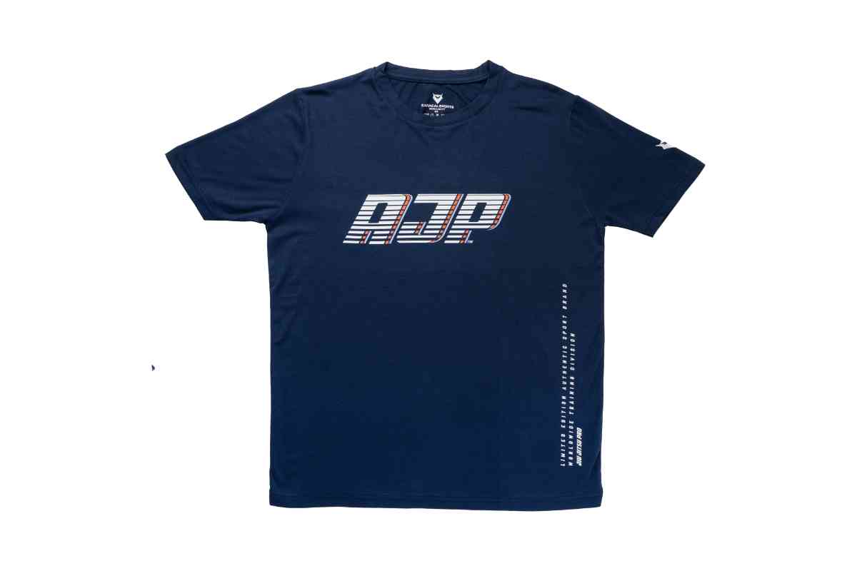 UAE Jiu-Jitsu  AJP Logo Print T-Shirt  (BLUE)