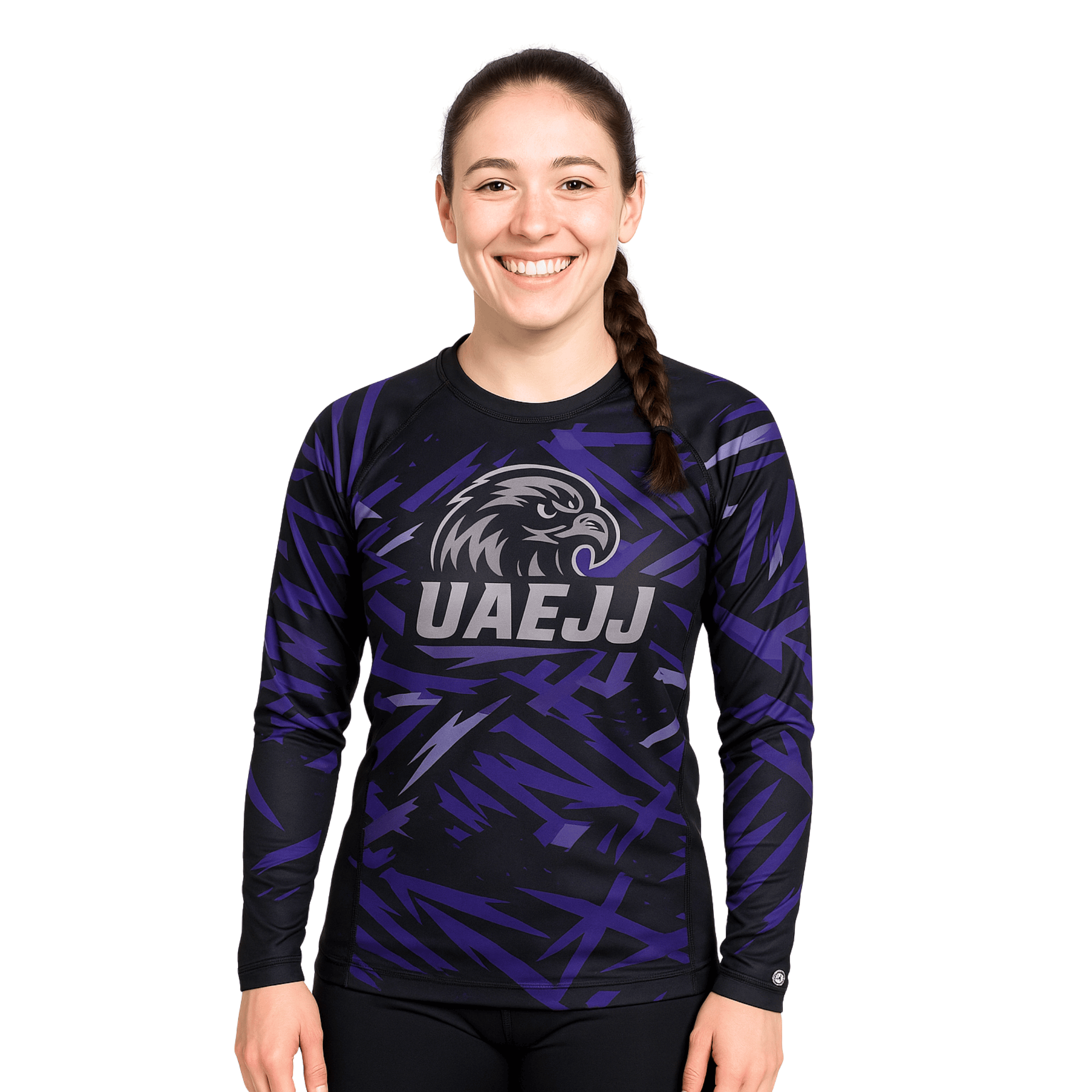 UAEJJ Long-Sleeve Compression Rash Guard –  Jiu Jitsu , MMA Grappling & Fitness