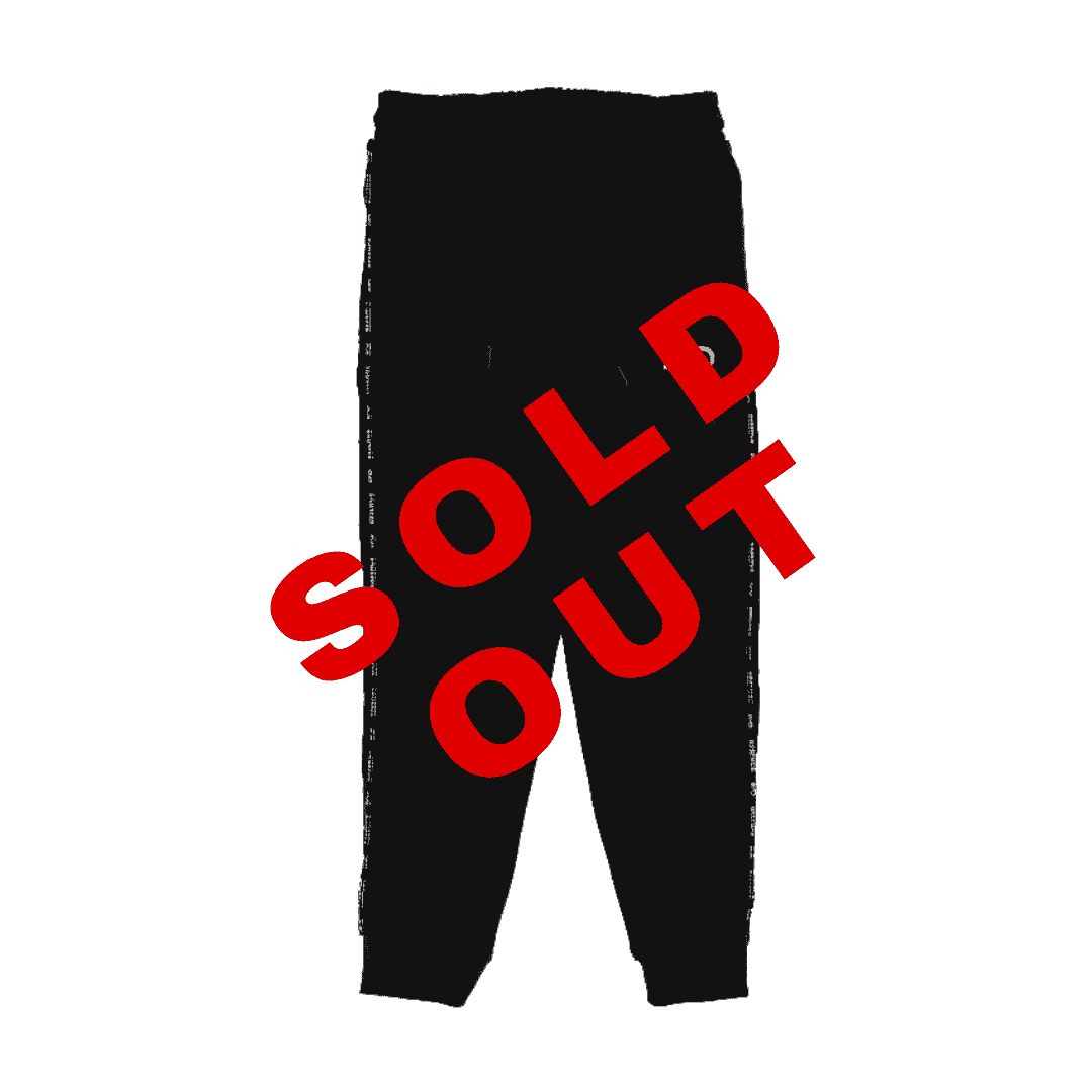 AD ESSENCE Men's Black Jogger Pants – Athletic Fit with Tapered Legs 