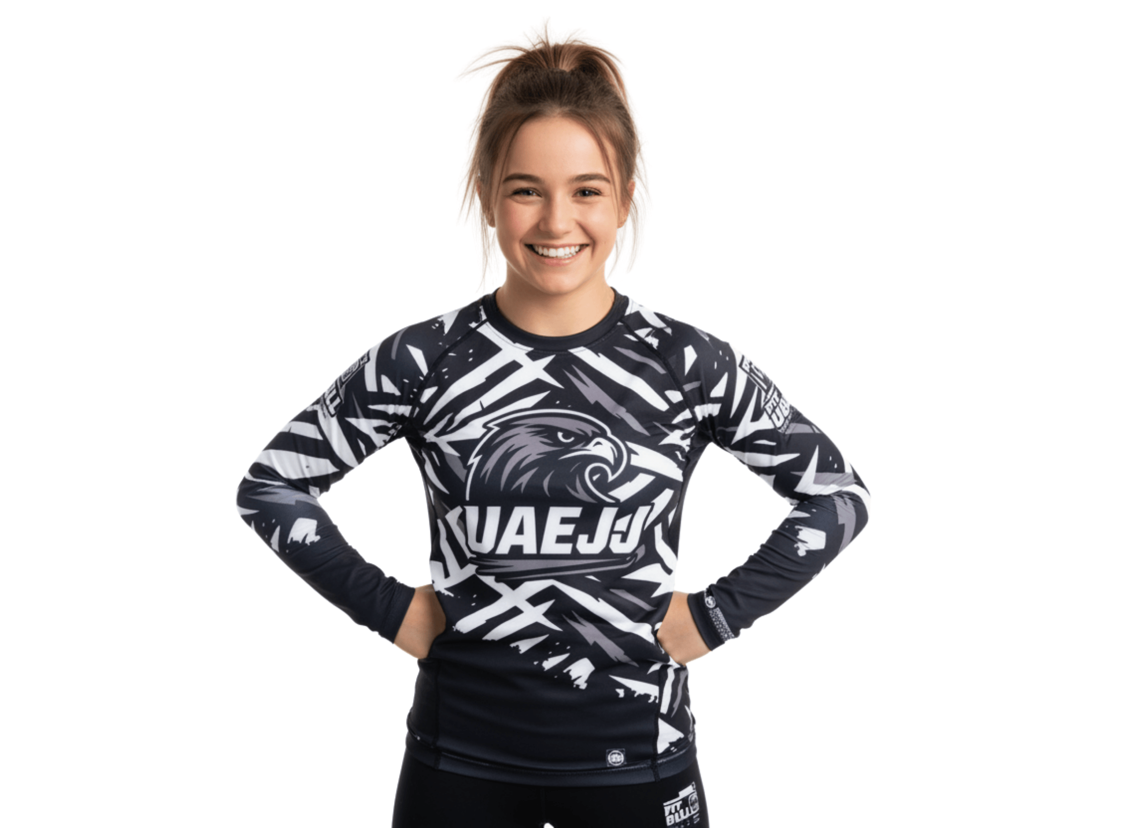 UAEJJ Long-Sleeve Compression Rash Guard –  Jiu Jitsu , MMA Grappling & Fitness