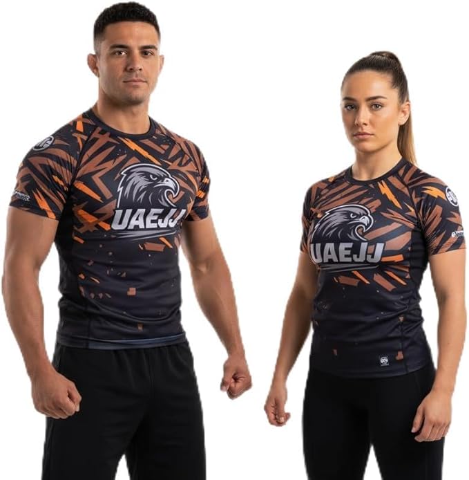 UAEJJ Long-Sleeve Compression Rash Guard –  Jiu Jitsu , MMA Grappling & Fitness