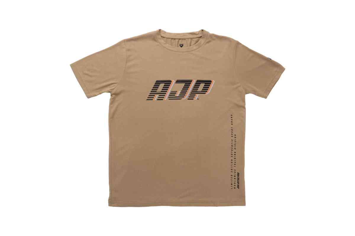 UAE Jiu-Jitsu  AJP Logo Print T-Shirt  (BROWN)