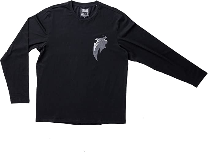 UAEJJ Long Sleeve-Falcon Logo Black